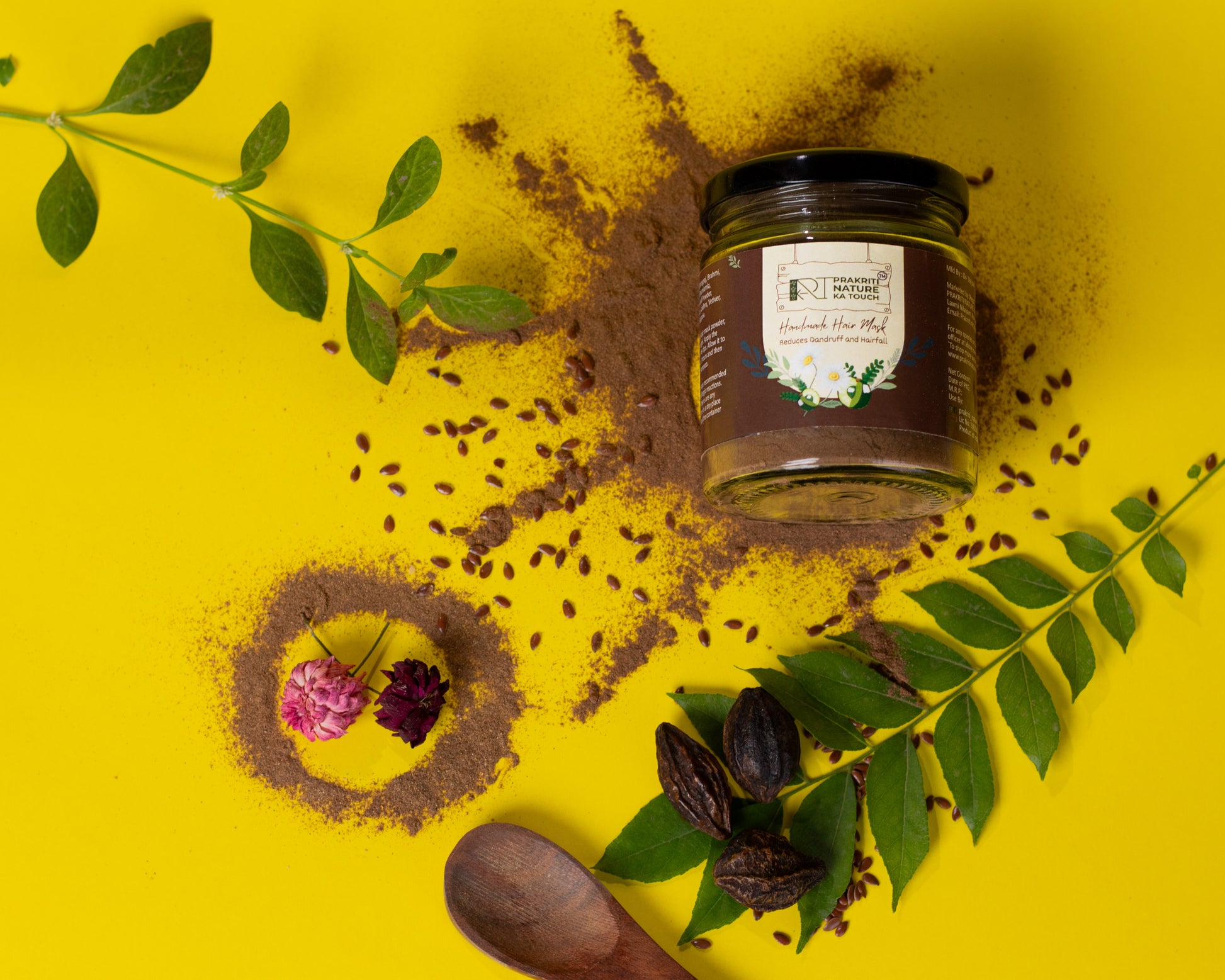 PNKT Natural Hair Mask - Woman applying hair mask in spa setting - Luxurious hair care routine