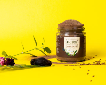 PNKT Natural Hair Mask - Close-up of rich, creamy herbal texture - Natural conditioning formula