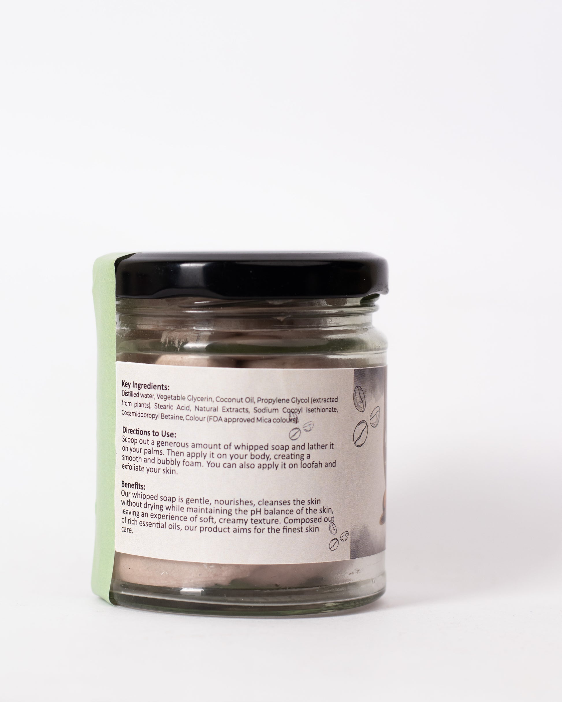 PNKT Natural Whipped Soap - Close-up of label