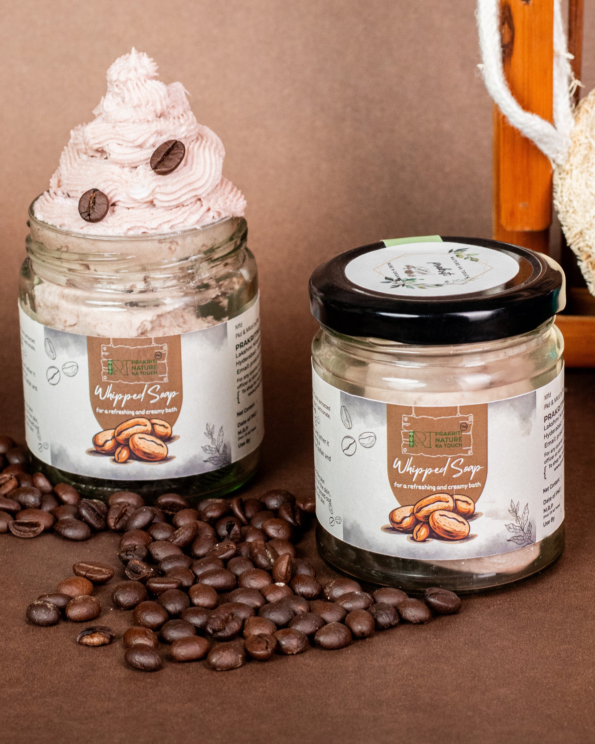 PNKT Natural Whipped Soap - Close-up of smooth lavender-scented foam texture - Luxurious spa-like lather