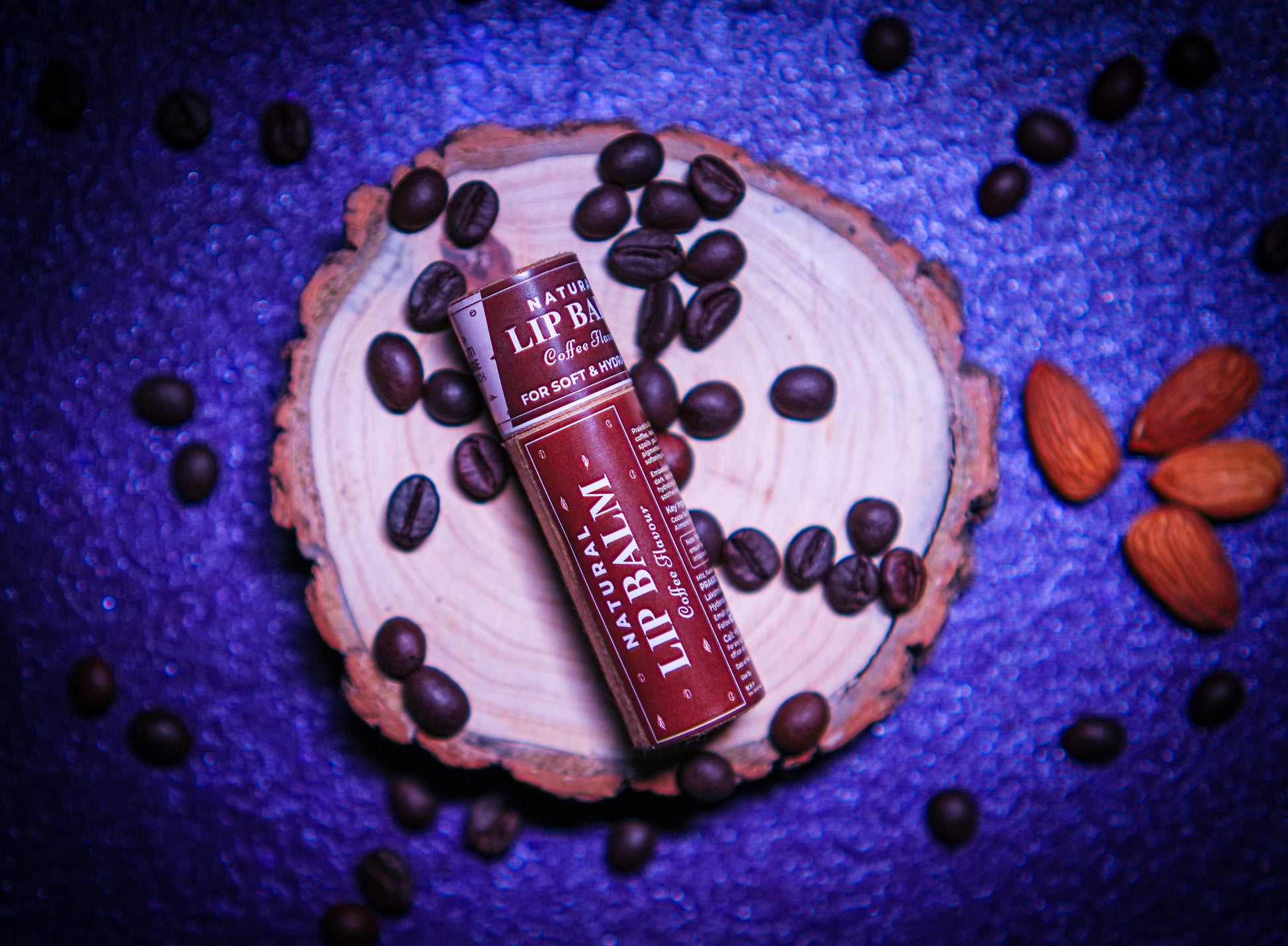 PNKT Natural Lip Balm - Coffee flavour 30g - Rich and energizing